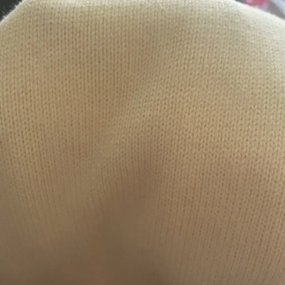 NWT Cherokee Womens Cream Vanilla LARGE Knit Sweater Vest 100% Cotton Vintage - Picture 5 of 15